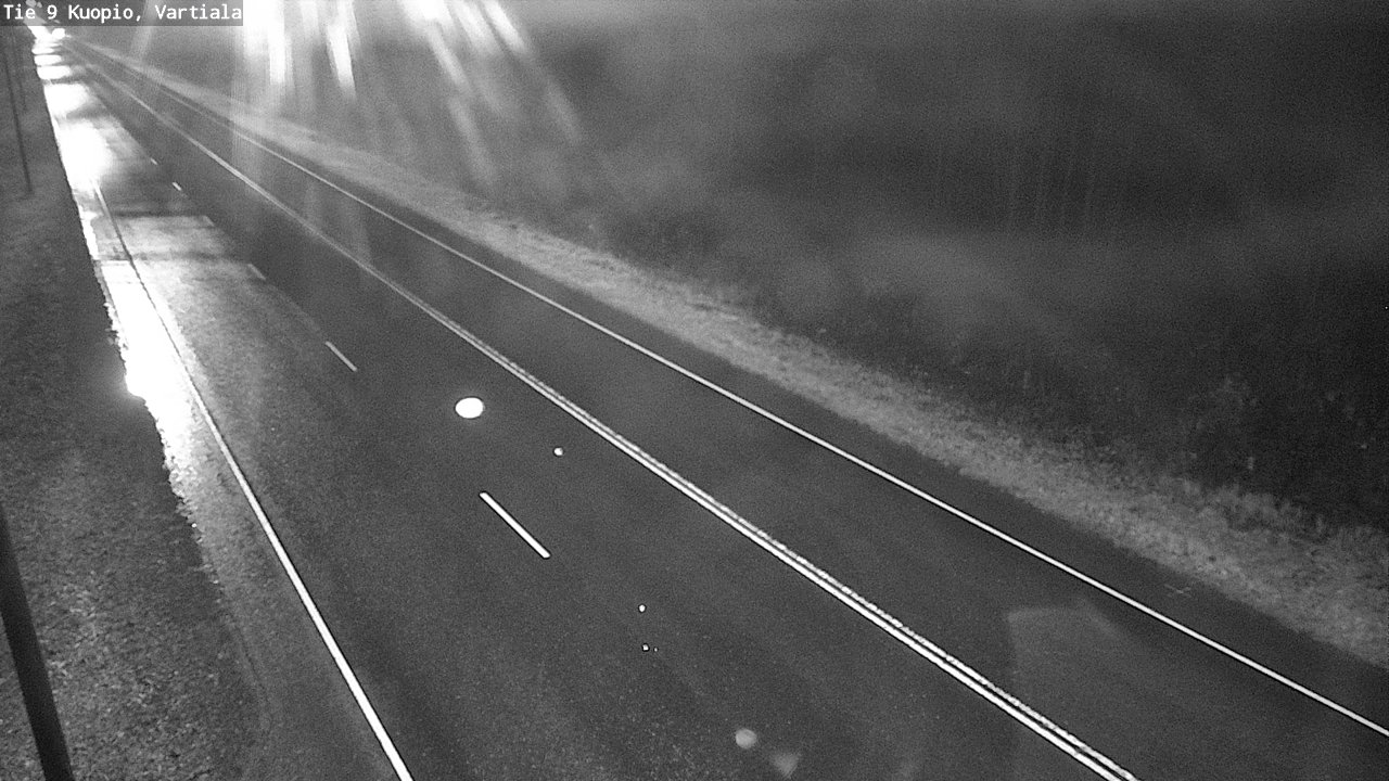 Weather Camera Image Väg 9 Kuopio, Vartiala, Kuopio, Pohjois-Savo