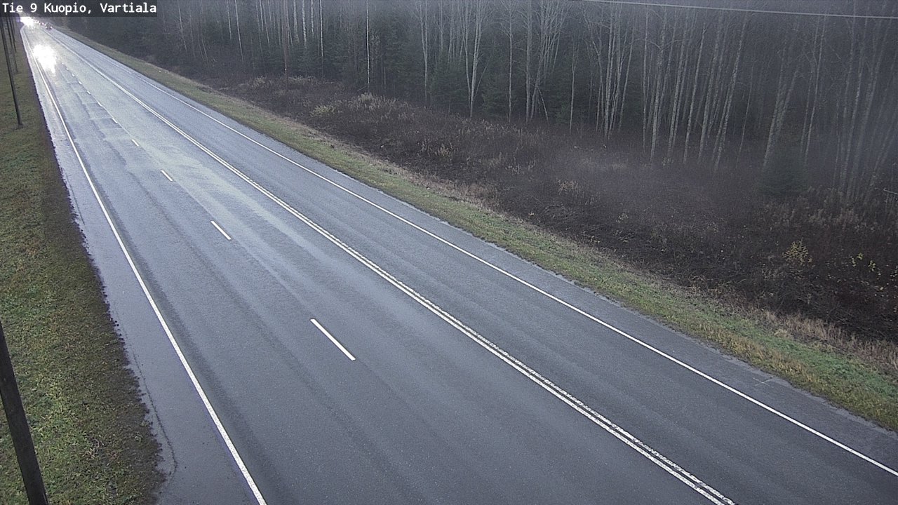 Weather Camera Image Väg 9 Kuopio, Vartiala, Kuopio, Pohjois-Savo