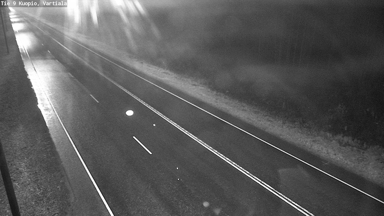 Weather Camera Image Road 9 Kuopio, Vartiala, Kuopio, Pohjois-Savo