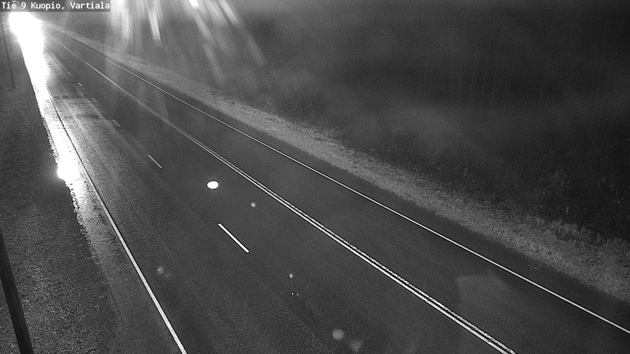 Weather Camera Image Väg 9 Kuopio, Vartiala, Kuopio, Pohjois-Savo