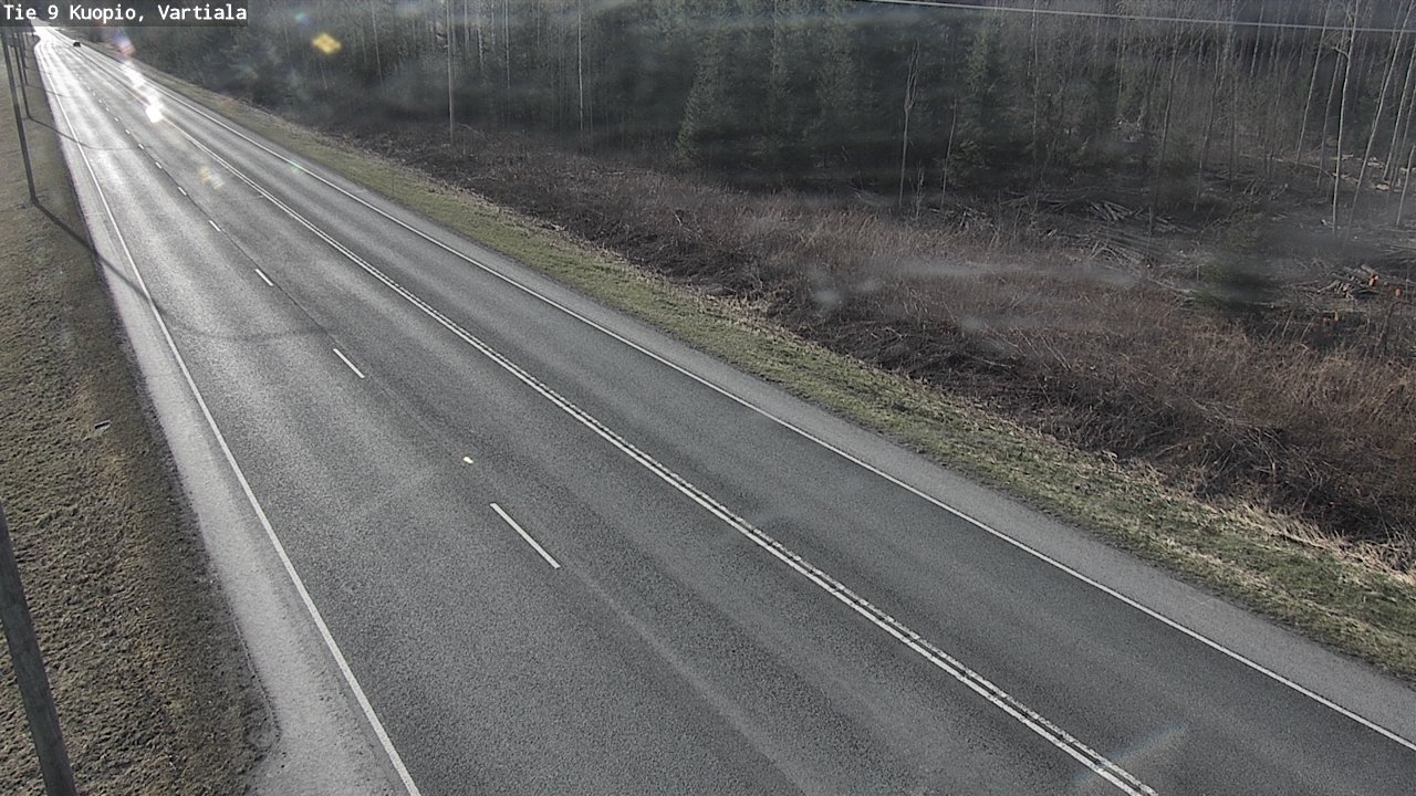 Weather Camera Image Road 9 Kuopio, Vartiala, Kuopio, Pohjois-Savo