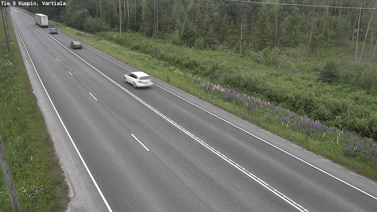 Weather Camera Image Road 9 Kuopio, Vartiala, Kuopio, Pohjois-Savo