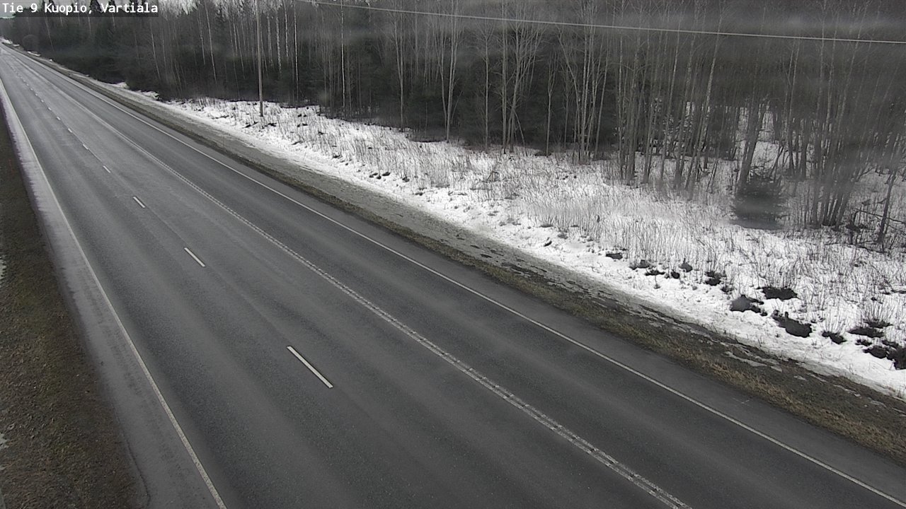 Weather Camera Image Road 9 Kuopio, Vartiala, Kuopio, Pohjois-Savo