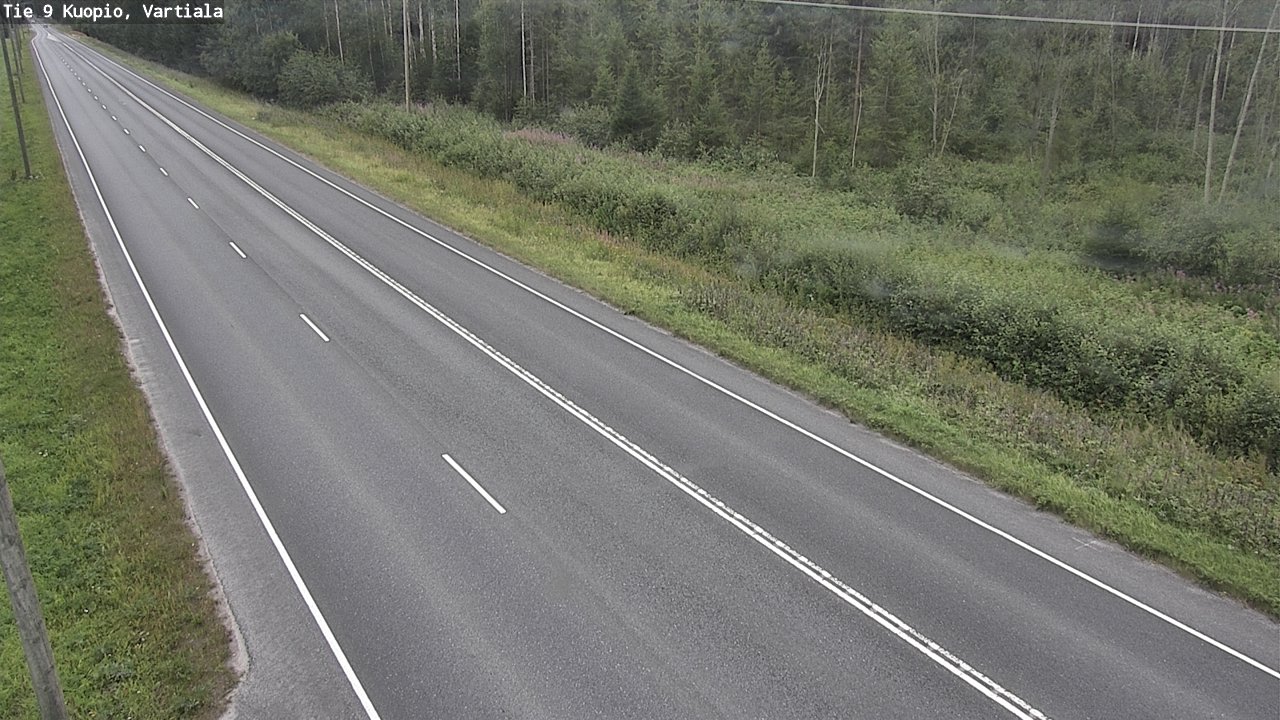 Weather Camera Image Road 9 Kuopio, Vartiala, Kuopio, Pohjois-Savo