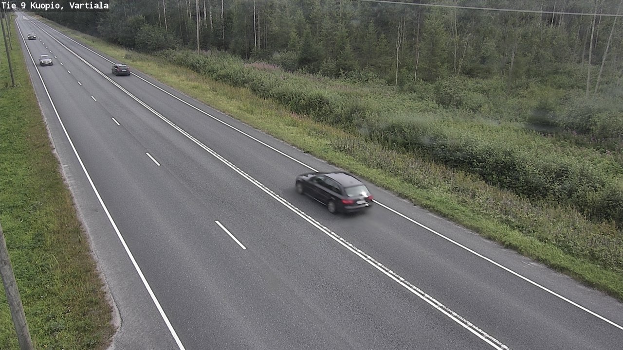 Weather Camera Image Road 9 Kuopio, Vartiala, Kuopio, Pohjois-Savo