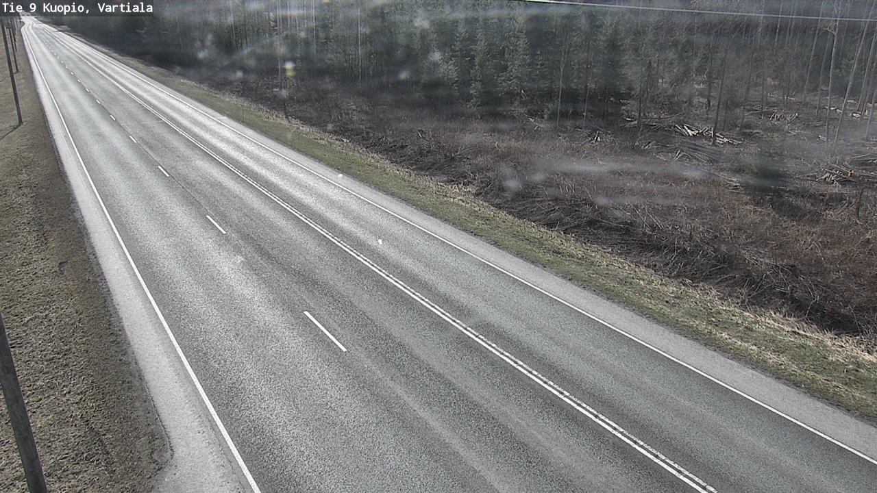 Weather Camera Image Väg 9 Kuopio, Vartiala, Kuopio, Pohjois-Savo