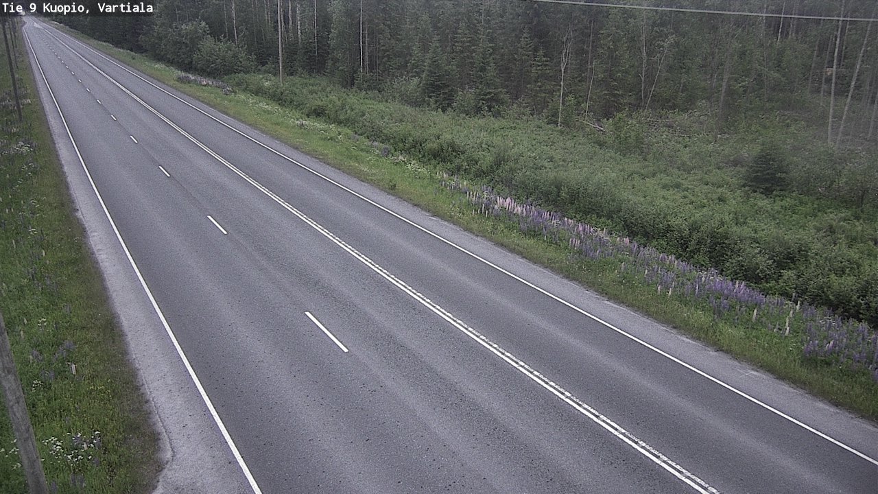 Weather Camera Image Road 9 Kuopio, Vartiala, Kuopio, Pohjois-Savo
