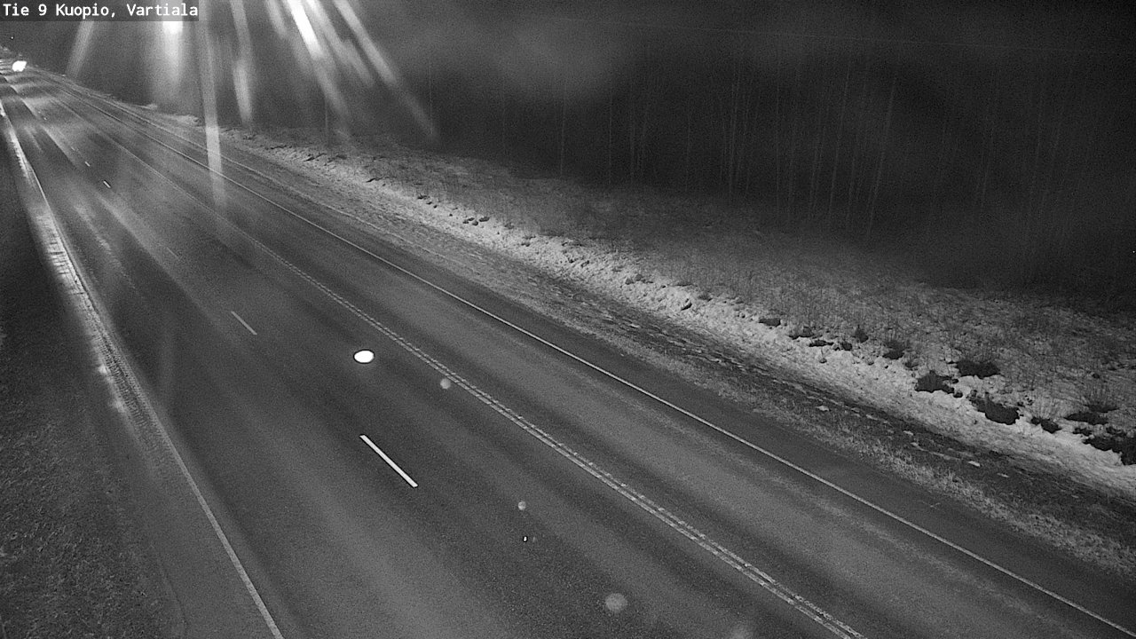 Weather Camera Image Väg 9 Kuopio, Vartiala, Kuopio, Pohjois-Savo