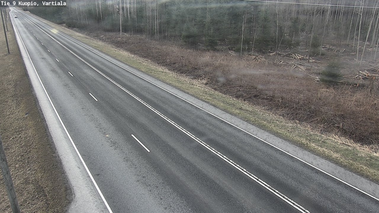 Weather Camera Image Väg 9 Kuopio, Vartiala, Kuopio, Pohjois-Savo