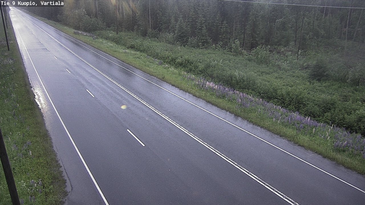 Weather Camera Image Road 9 Kuopio, Vartiala, Kuopio, Pohjois-Savo