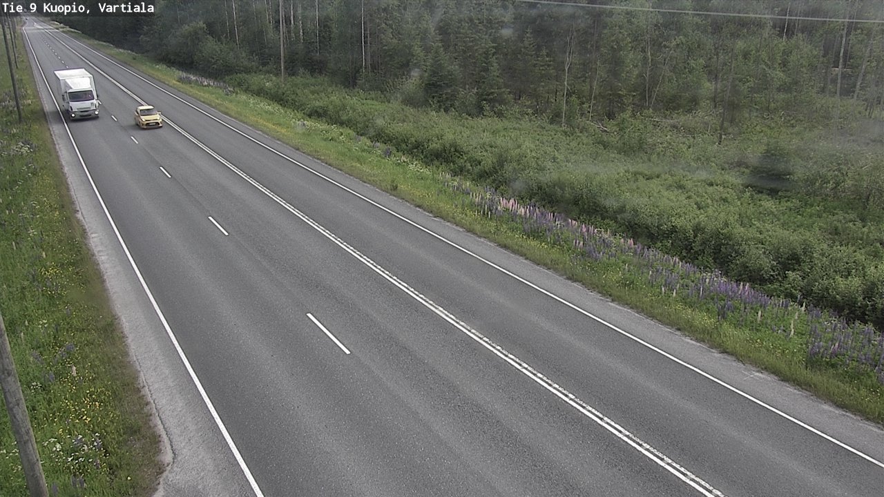 Weather Camera Image Road 9 Kuopio, Vartiala, Kuopio, Pohjois-Savo