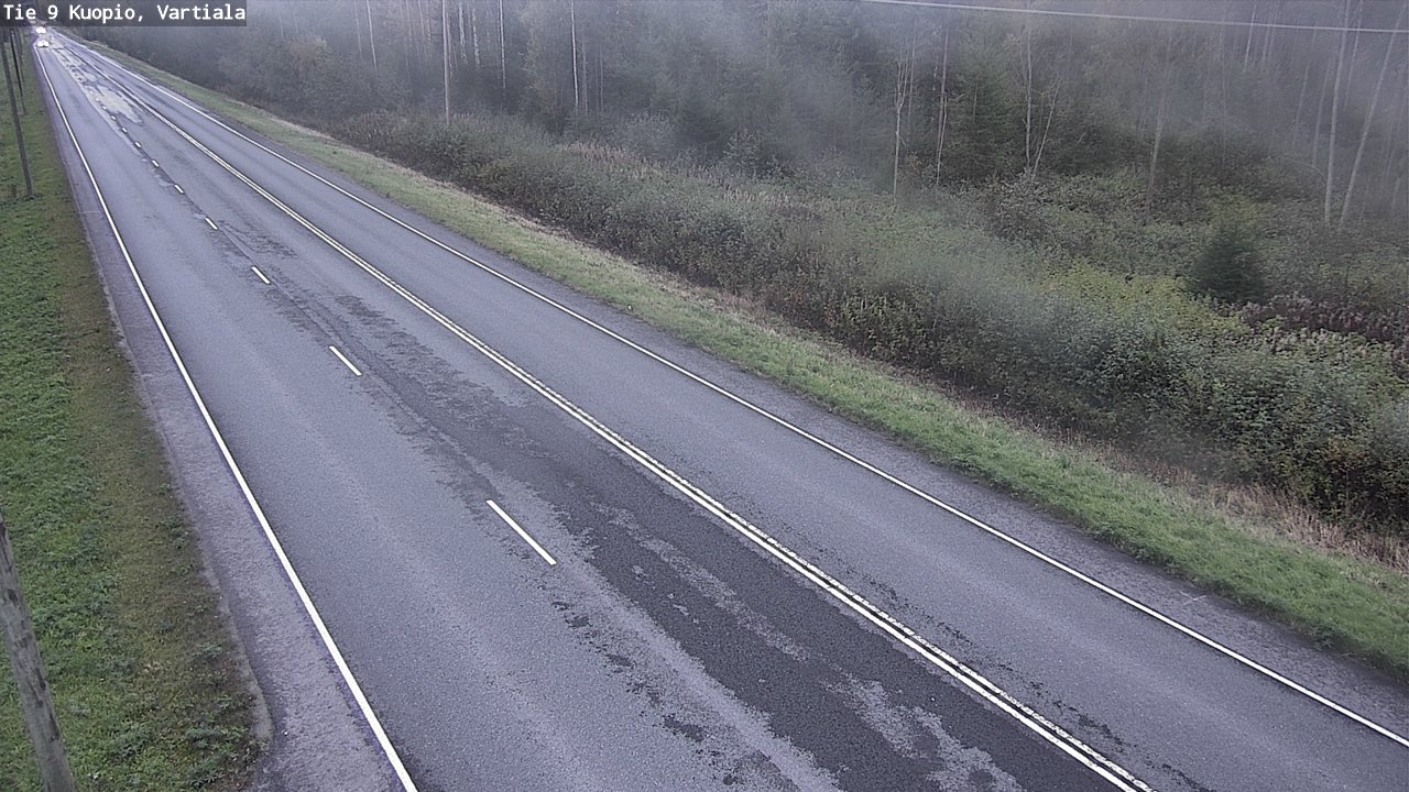 Weather Camera Image Road 9 Kuopio, Vartiala, Kuopio, Pohjois-Savo
