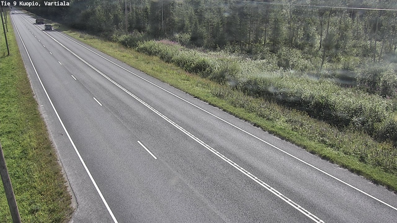 Weather Camera Image Väg 9 Kuopio, Vartiala, Kuopio, Pohjois-Savo