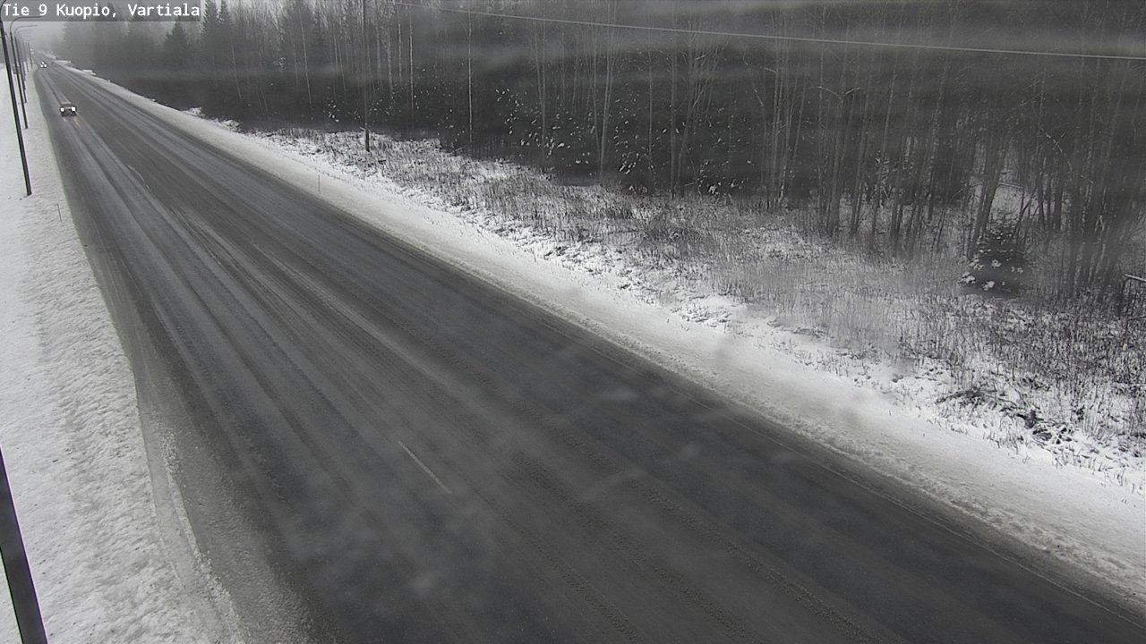 Weather Camera Image Road 9 Kuopio, Vartiala, Kuopio, Pohjois-Savo