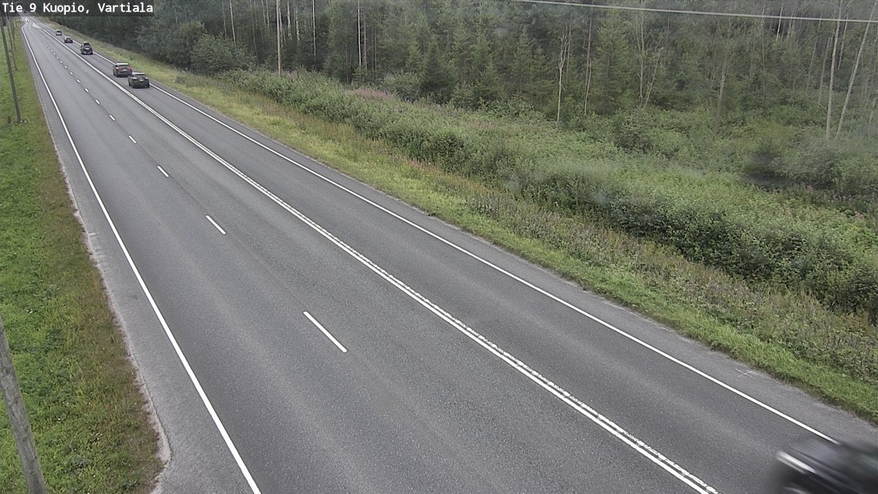 Weather Camera Image Road 9 Kuopio, Vartiala, Kuopio, Pohjois-Savo