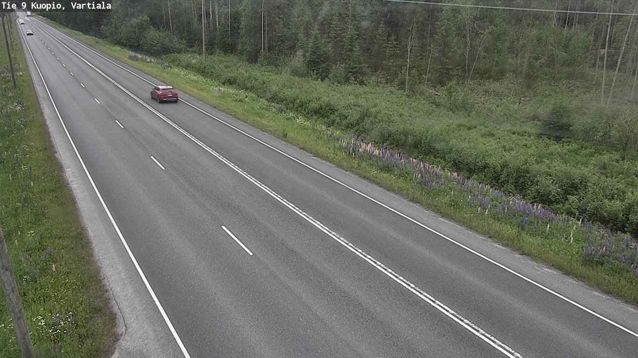 Weather Camera Image Road 9 Kuopio, Vartiala, Kuopio, Pohjois-Savo