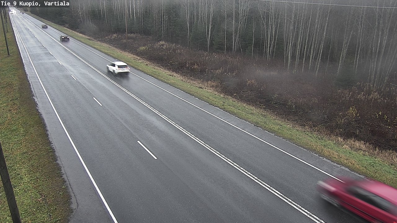 Weather Camera Image Väg 9 Kuopio, Vartiala, Kuopio, Pohjois-Savo