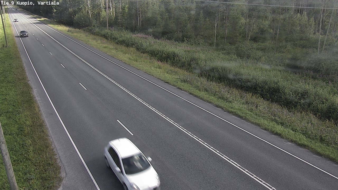 Weather Camera Image Väg 9 Kuopio, Vartiala, Kuopio, Pohjois-Savo