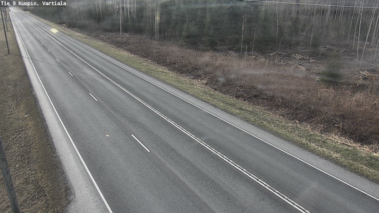 Weather Camera Image Road 9 Kuopio, Vartiala, Kuopio, Pohjois-Savo