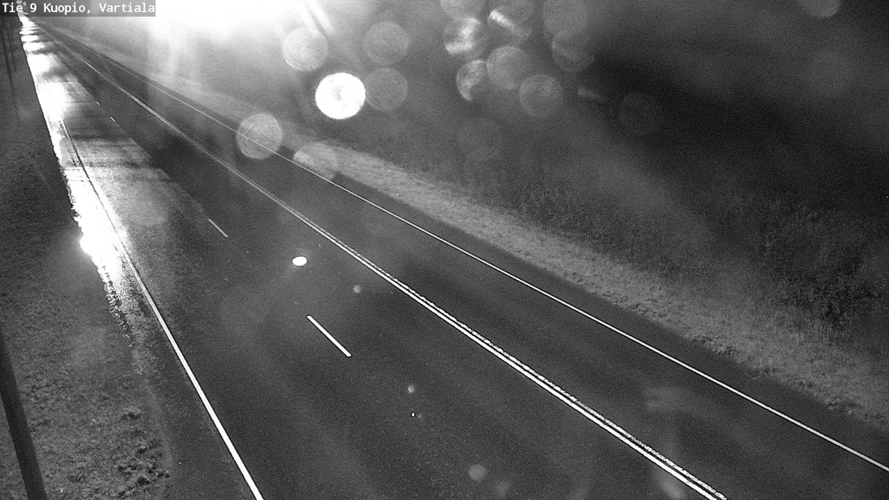 Weather Camera Image Road 9 Kuopio, Vartiala, Kuopio, Pohjois-Savo