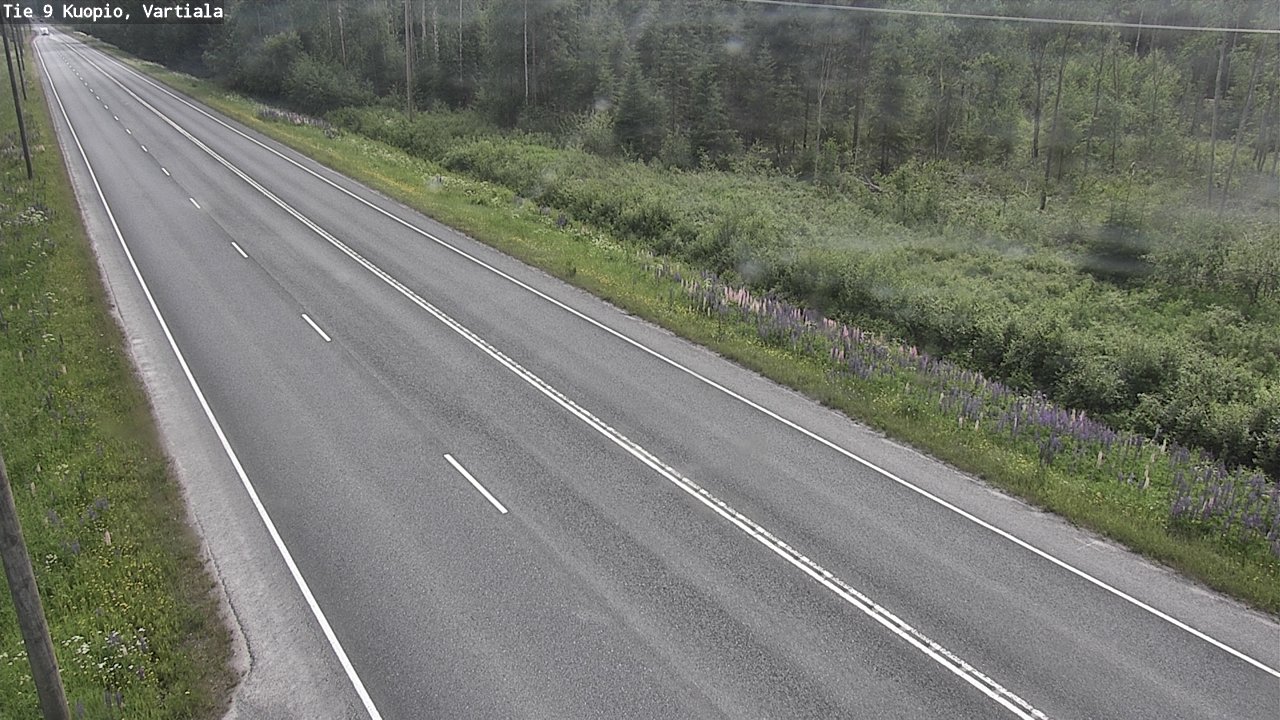 Weather Camera Image Road 9 Kuopio, Vartiala, Kuopio, Pohjois-Savo