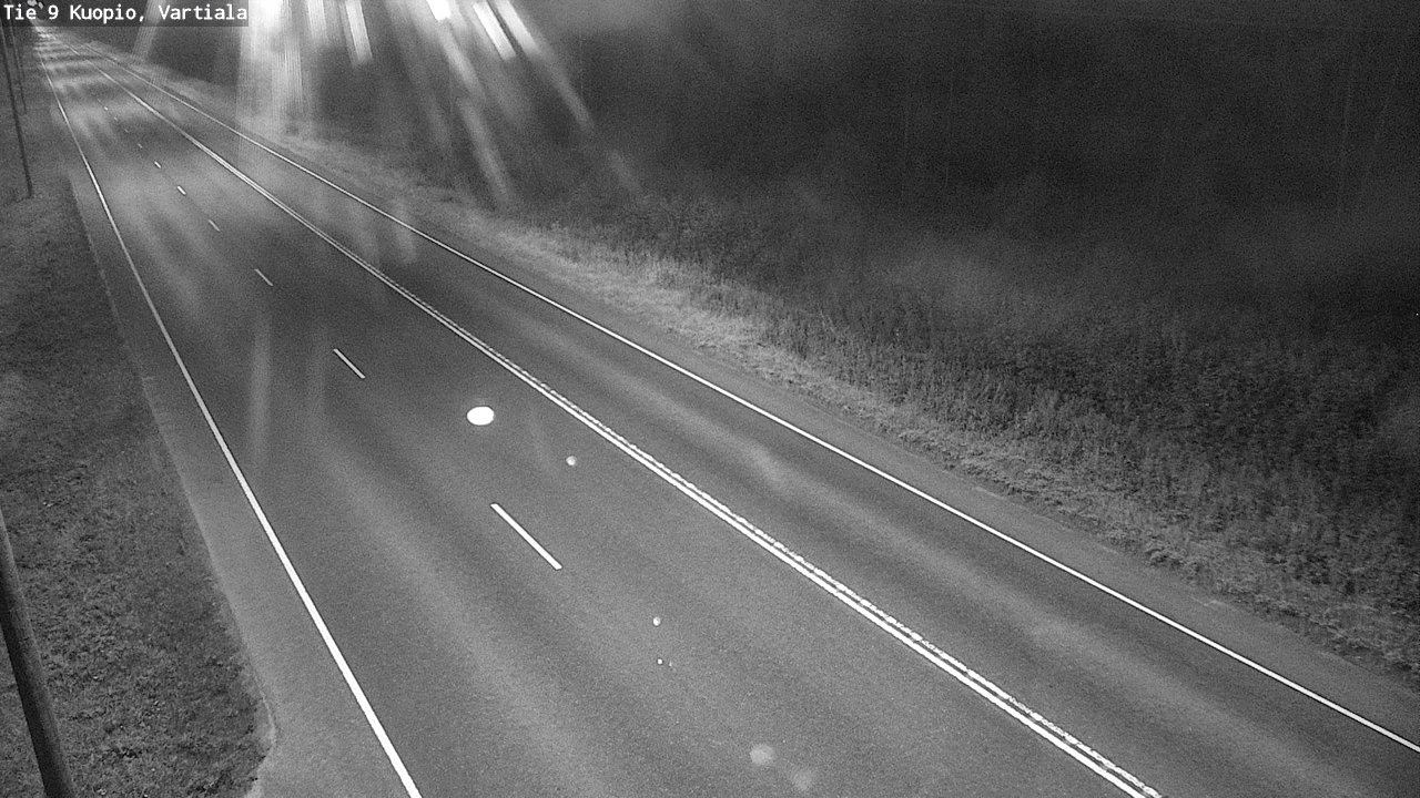 Weather Camera Image Väg 9 Kuopio, Vartiala, Kuopio, Pohjois-Savo