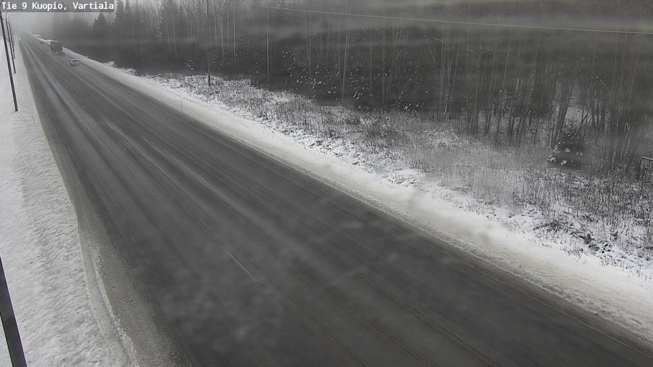 Weather Camera Image Road 9 Kuopio, Vartiala, Kuopio, Pohjois-Savo