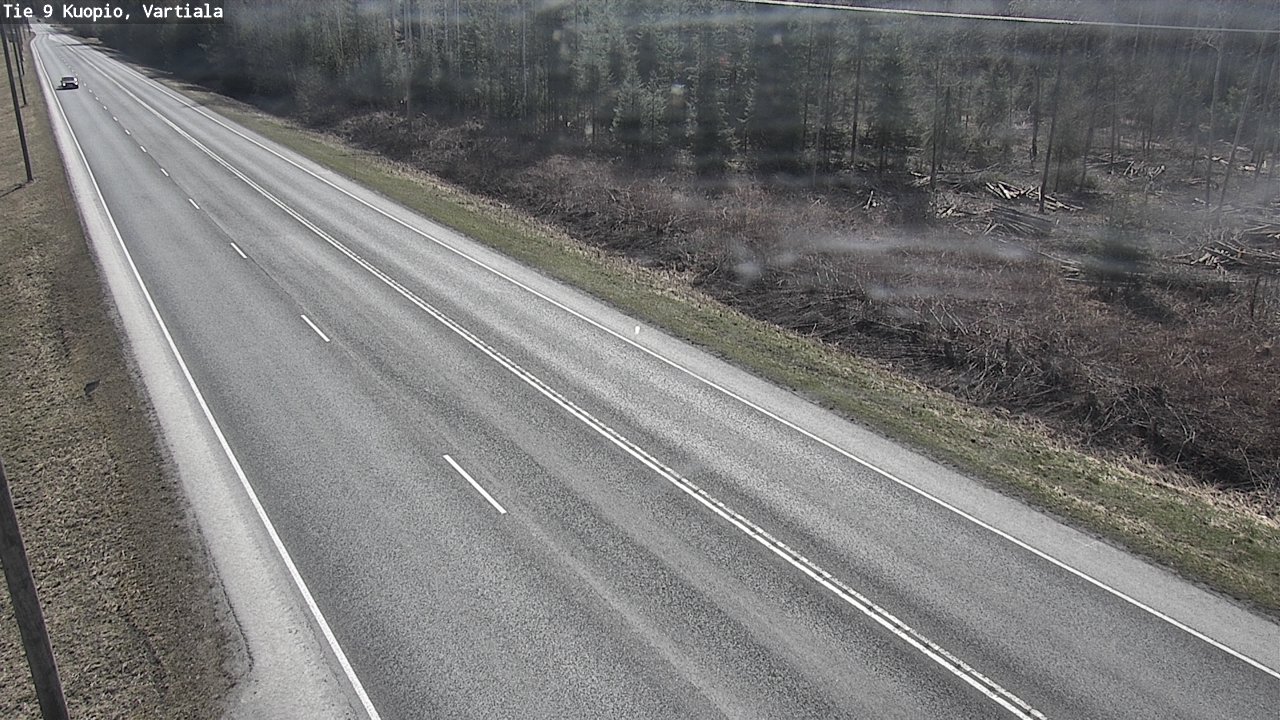 Weather Camera Image Road 9 Kuopio, Vartiala, Kuopio, Pohjois-Savo