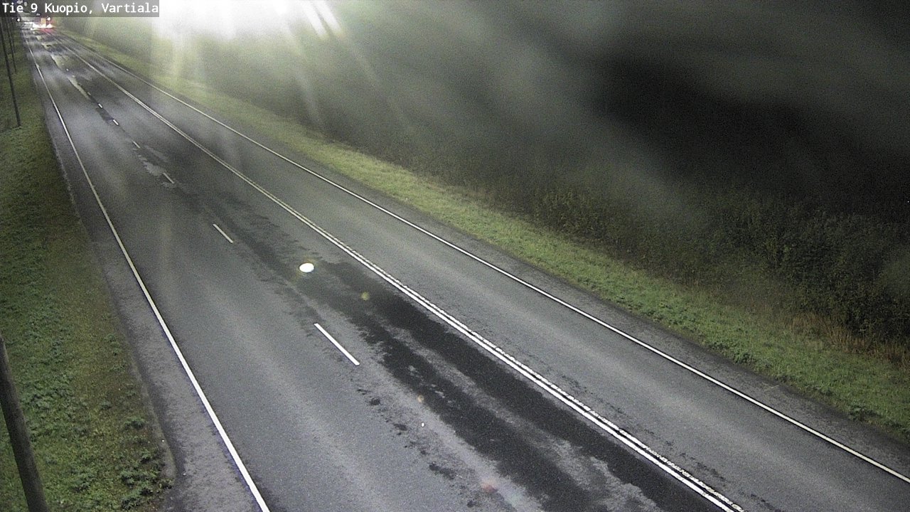 Weather Camera Image Road 9 Kuopio, Vartiala, Kuopio, Pohjois-Savo
