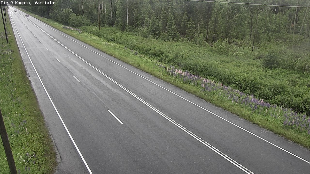 Kelikamerat Kuva Tie 9 Kuopio, Vartiala, Kuopio, Pohjois-Savo