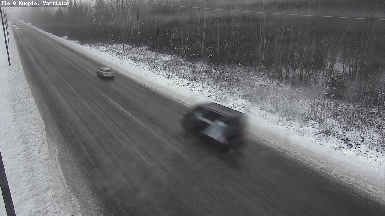 Weather Camera Image Road 9 Kuopio, Vartiala, Kuopio, Pohjois-Savo