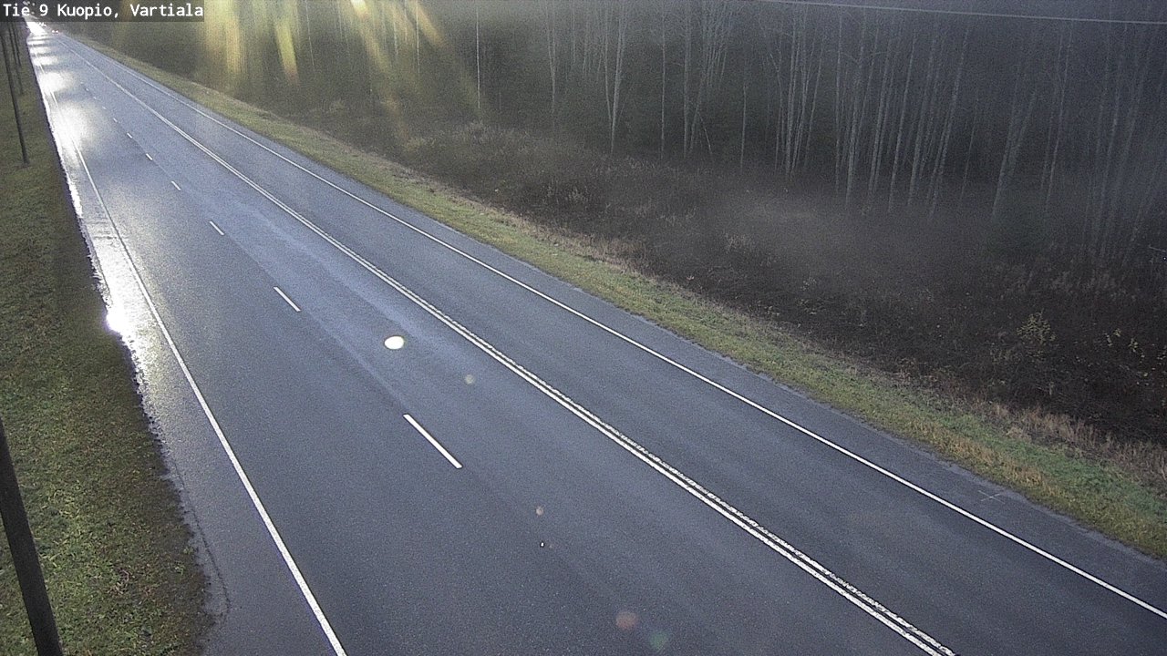 Weather Camera Image Väg 9 Kuopio, Vartiala, Kuopio, Pohjois-Savo