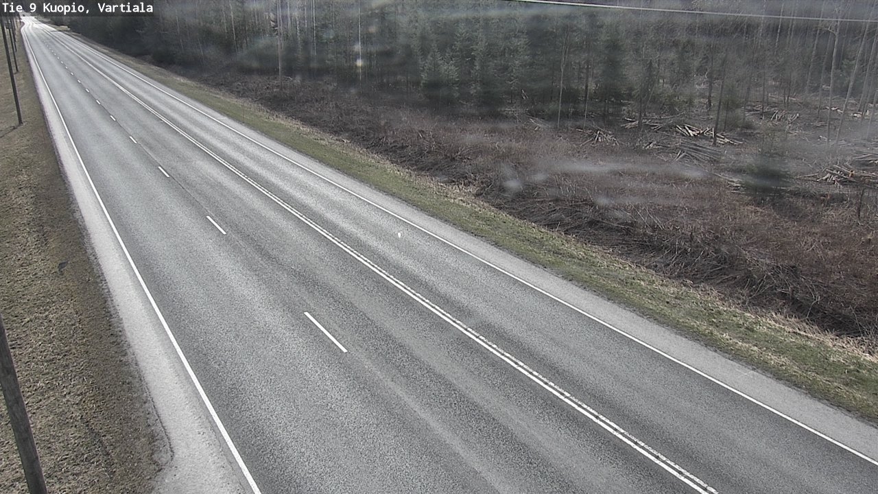 Weather Camera Image Road 9 Kuopio, Vartiala, Kuopio, Pohjois-Savo
