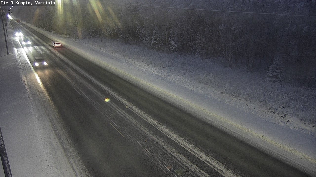 Kelikamerat Kuva Tie 9 Kuopio, Vartiala, Kuopio, Pohjois-Savo