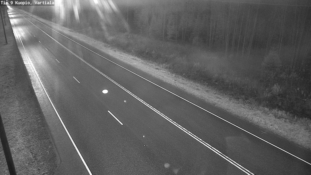 Weather Camera Image Väg 9 Kuopio, Vartiala, Kuopio, Pohjois-Savo