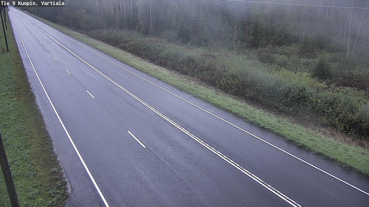 Weather Camera Image Road 9 Kuopio, Vartiala, Kuopio, Pohjois-Savo