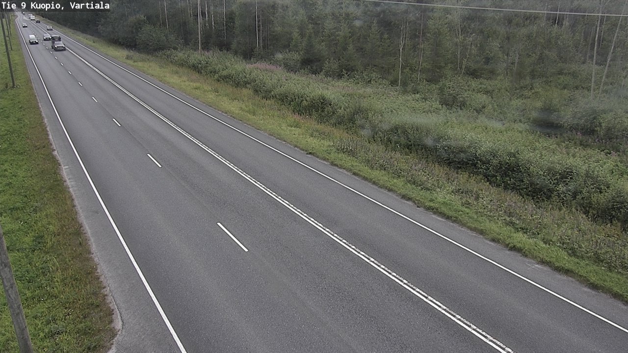 Kelikamerat Kuva Tie 9 Kuopio, Vartiala, Kuopio, Pohjois-Savo