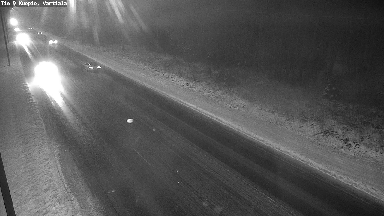 Weather Camera Image Road 9 Kuopio, Vartiala, Kuopio, Pohjois-Savo