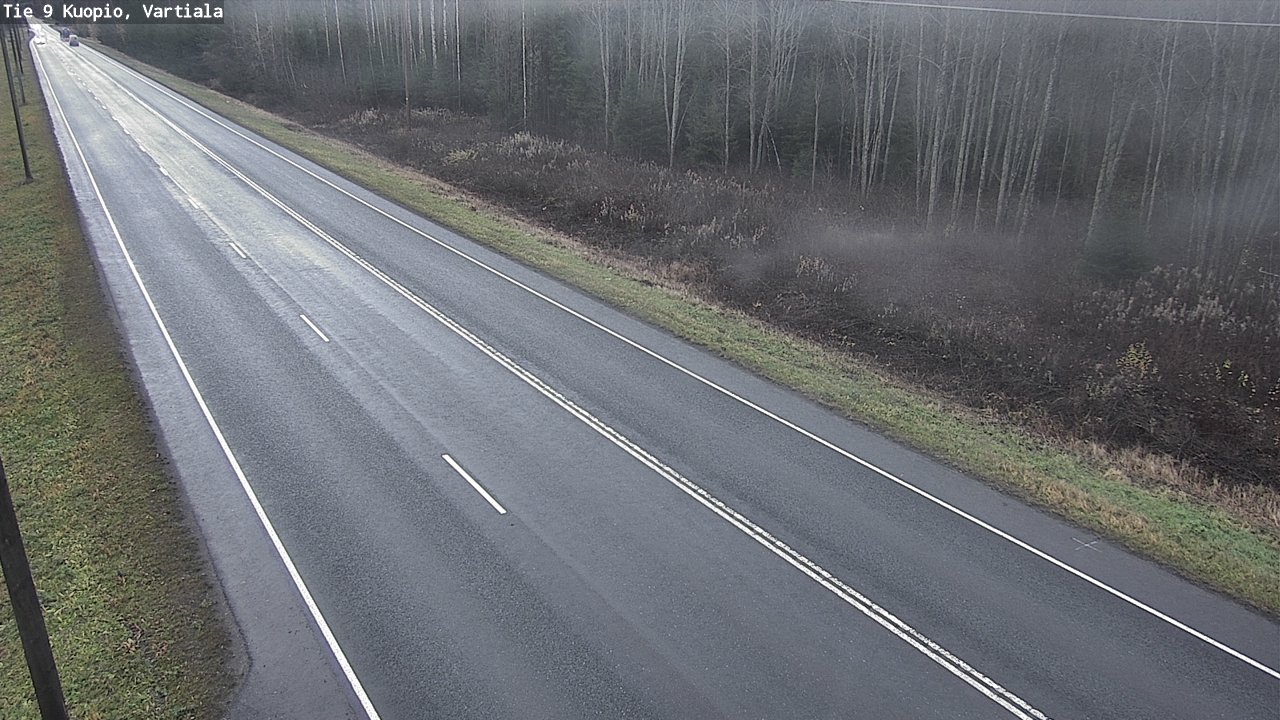 Weather Camera Image Väg 9 Kuopio, Vartiala, Kuopio, Pohjois-Savo