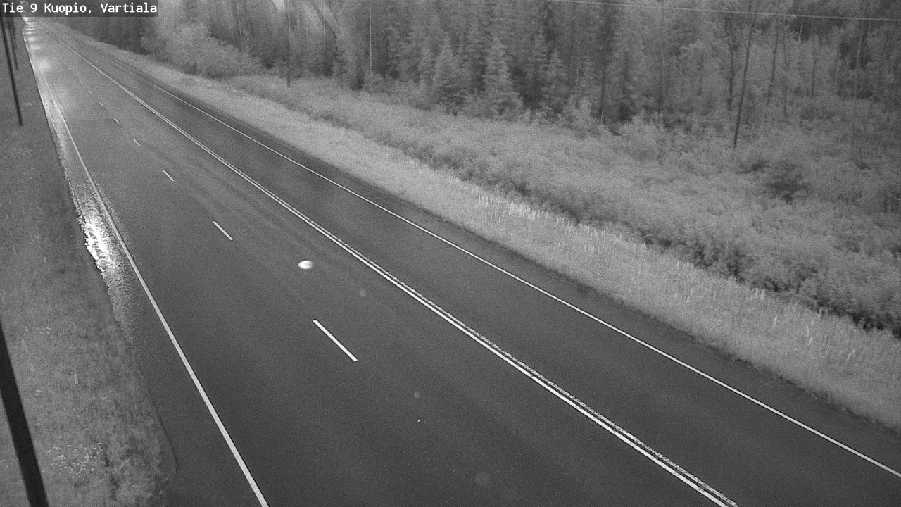 Weather Camera Image Road 9 Kuopio, Vartiala, Kuopio, Pohjois-Savo