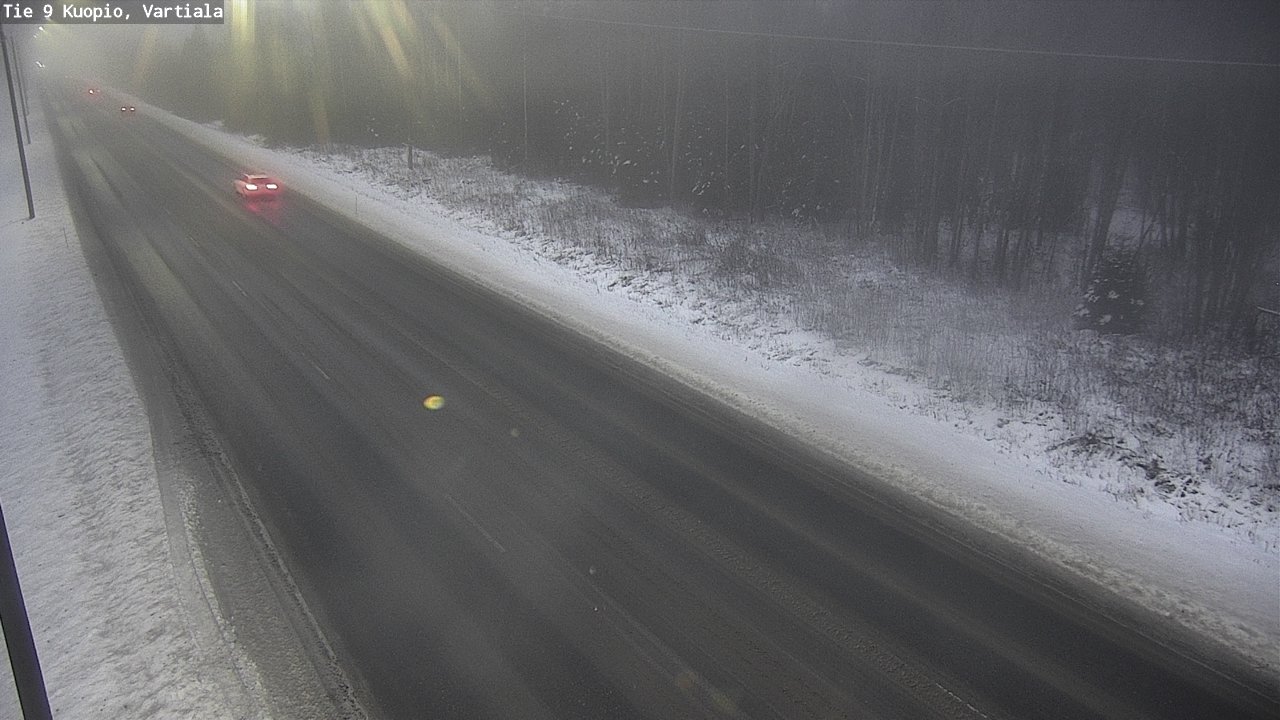 Weather Camera Image Road 9 Kuopio, Vartiala, Kuopio, Pohjois-Savo