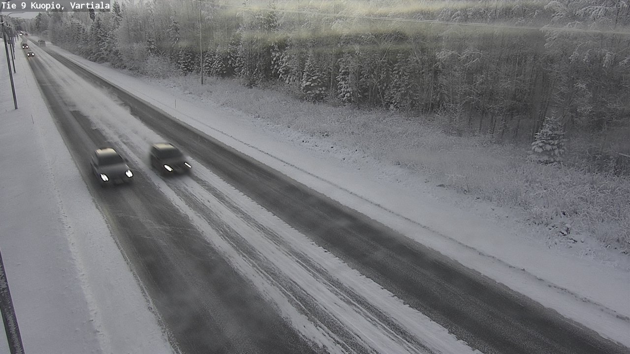 Kelikamerat Kuva Tie 9 Kuopio, Vartiala, Kuopio, Pohjois-Savo