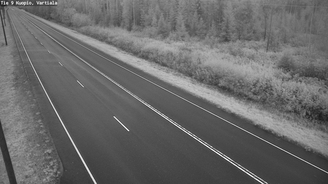 Weather Camera Image Road 9 Kuopio, Vartiala, Kuopio, Pohjois-Savo