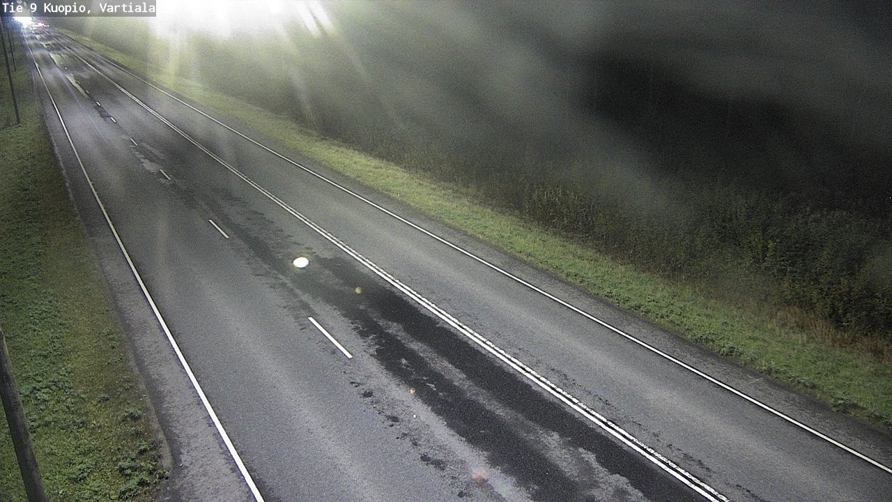 Weather Camera Image Road 9 Kuopio, Vartiala, Kuopio, Pohjois-Savo