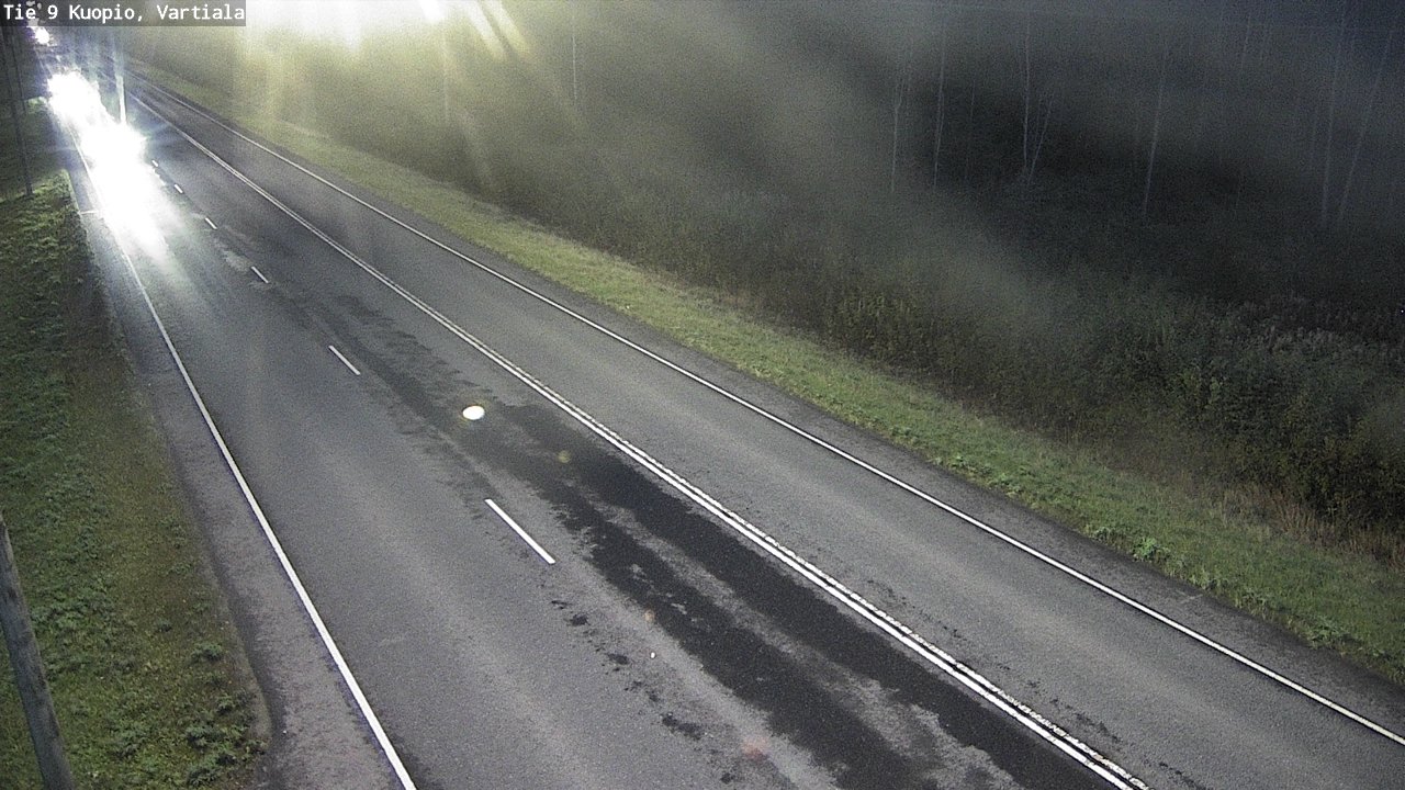 Weather Camera Image Road 9 Kuopio, Vartiala, Kuopio, Pohjois-Savo