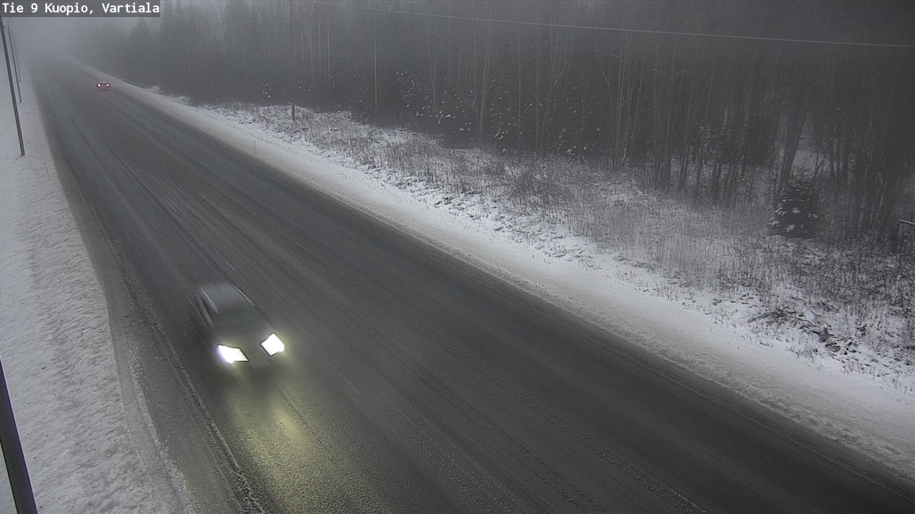 Weather Camera Image Road 9 Kuopio, Vartiala, Kuopio, Pohjois-Savo
