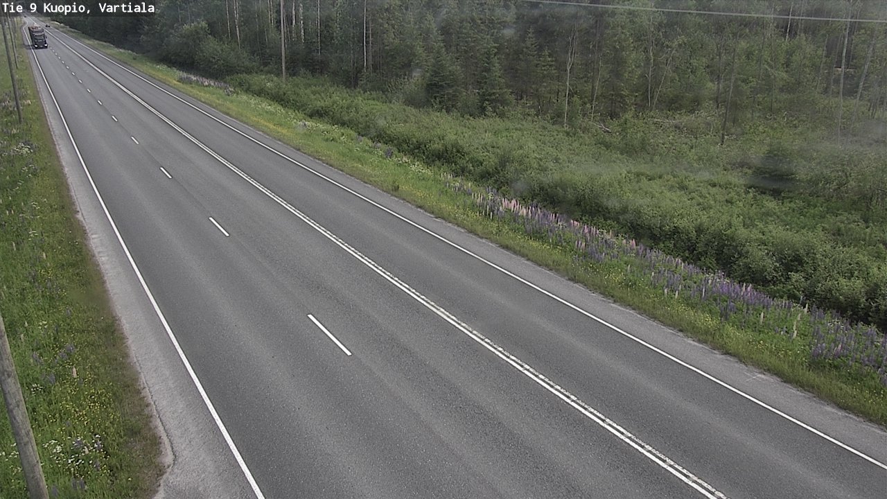 Weather Camera Image Road 9 Kuopio, Vartiala, Kuopio, Pohjois-Savo