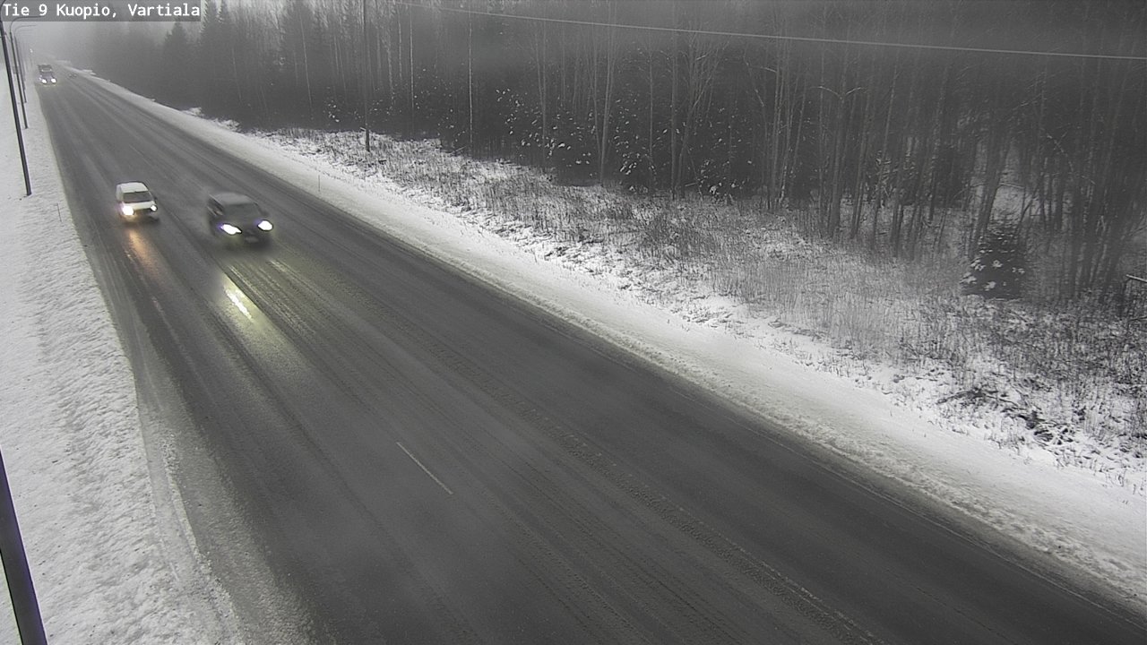 Weather Camera Image Road 9 Kuopio, Vartiala, Kuopio, Pohjois-Savo