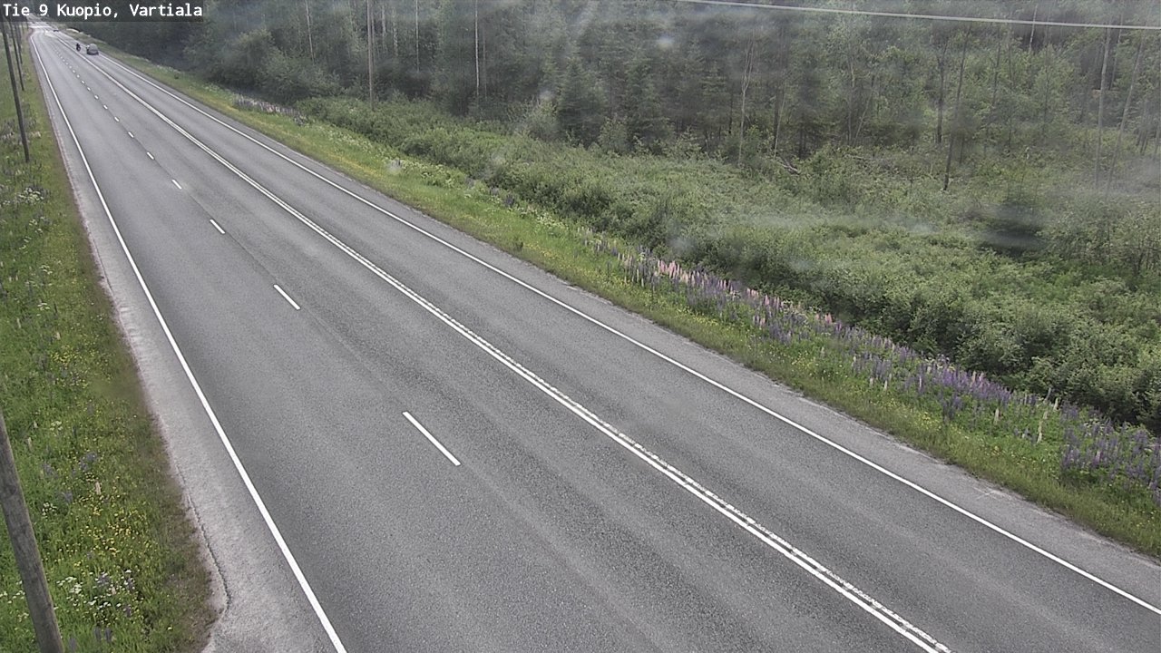 Weather Camera Image Road 9 Kuopio, Vartiala, Kuopio, Pohjois-Savo