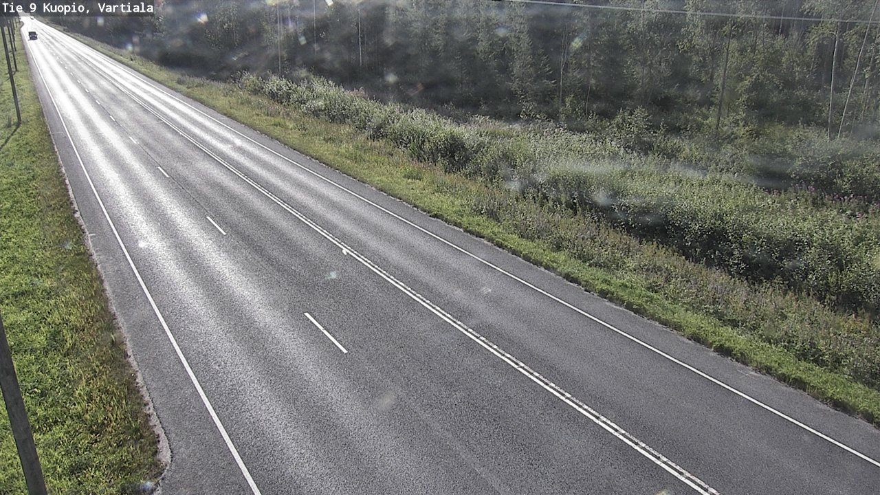 Weather Camera Image Väg 9 Kuopio, Vartiala, Kuopio, Pohjois-Savo